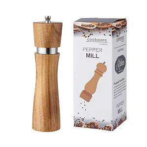 Велика Ручний млин для кухні. Дерев'яна зносостійка іржостійка - Фото 1