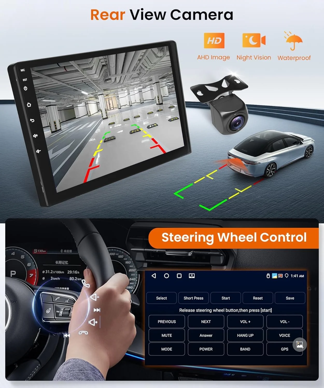 Автомагнитола Rimoody A3018H1MI2-AM23EUC211 / 9" / Сенсорная / 1/16Гб / Android 11 / Apple CarPlay / Android Auto / Bluetooth / WI-FI / GPS / USB / 2DIN, фото №5 Автомагнитола Rimoody A3018H1MI2-AM23EUC211 / 9" / Сенсорная / 1/16Гб / Android 11 / Apple CarPlay / Android Auto / Bluetooth / WI-FI / GPS / USB / 2DIN, фото №5