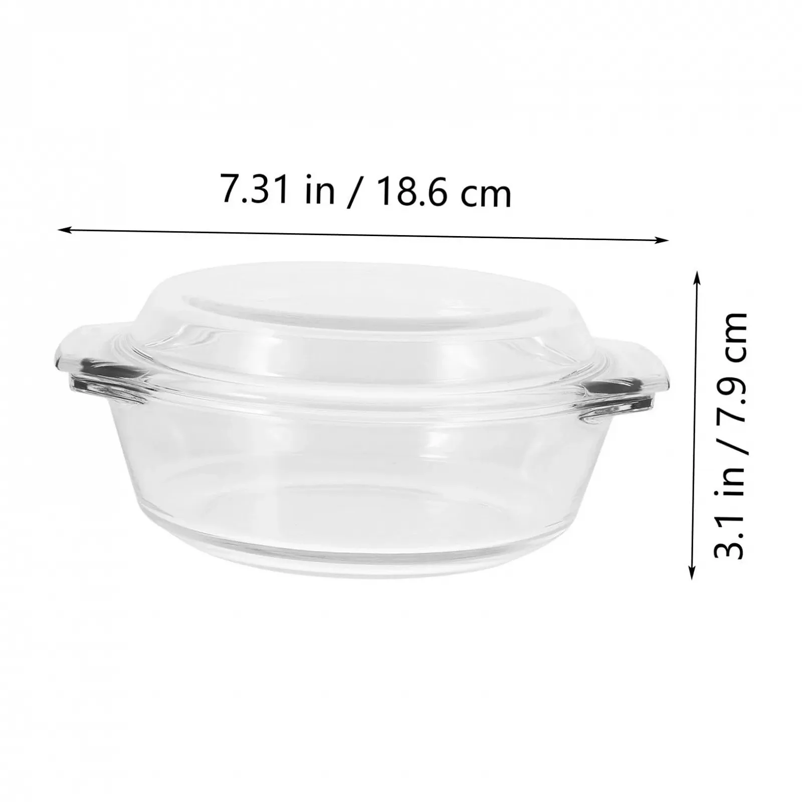 Кастрюля Gadpiparty Стеклянная с крышкой Круглая Термостойкая Прозрачная, фото №2 Кастрюля Gadpiparty Стеклянная с крышкой Круглая Термостойкая Прозрачная, фото №2