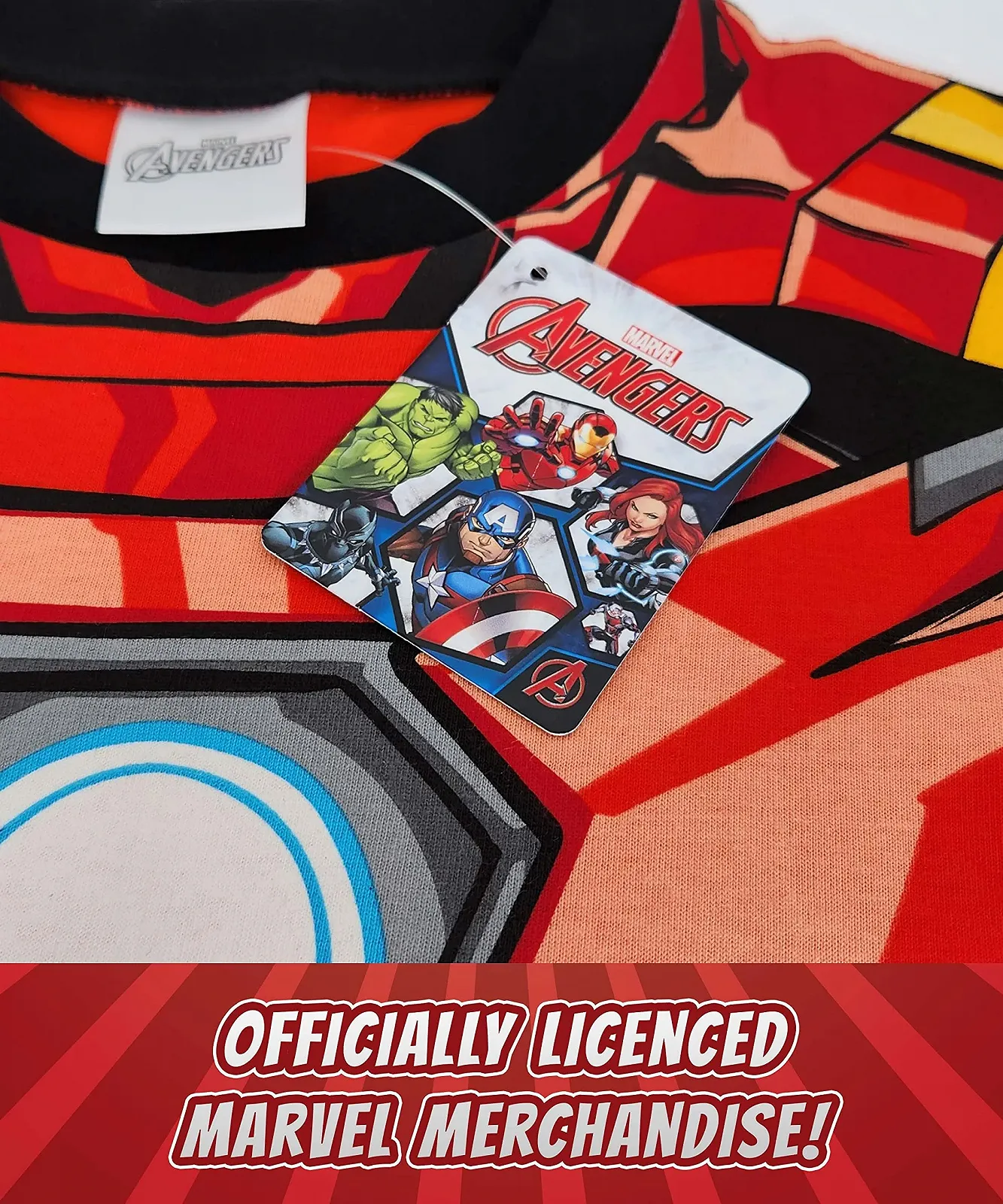 Коротка піжама Marvel Ironman Avengers Bright Front, фото №3