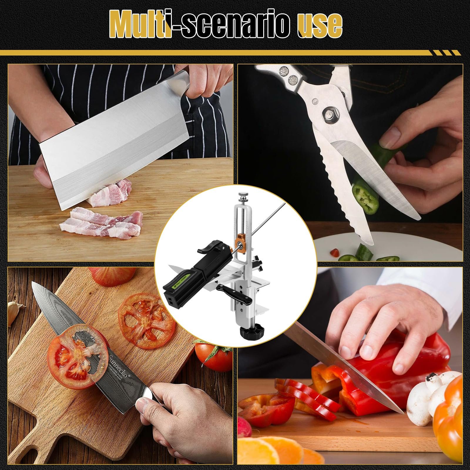 Система для заточування ножів 360° Flip Rotation з 11 точильними каменями, фото №5 Система для заточування ножів 360° Flip Rotation з 11 точильними каменями, фото №5