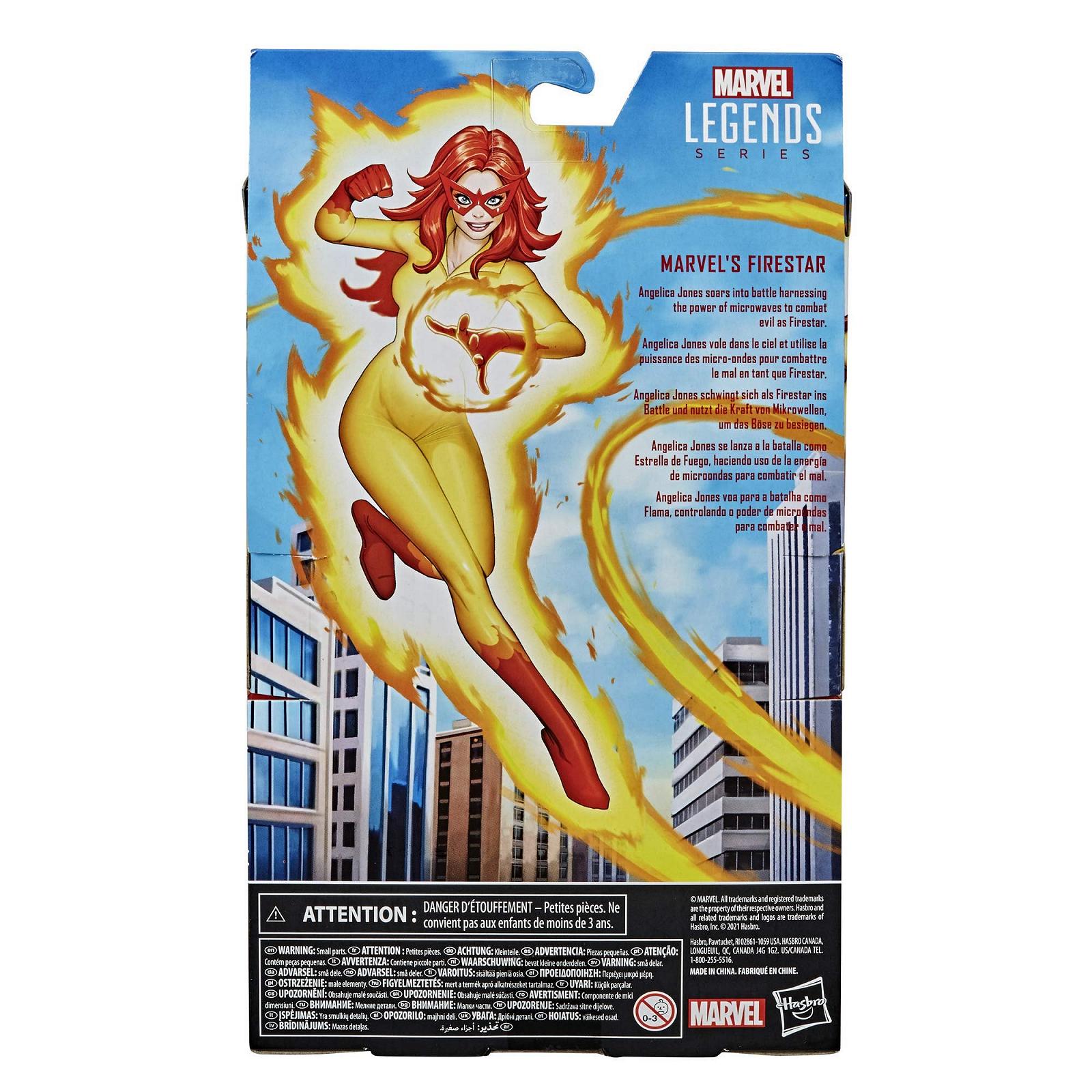 Екшн-фігурка X-Men Hasbro Marvel Legends Series Avengers 15 см Marvel's Firestar з собакою та 6 аксесуарами для дітей від 4 років, F02125L0, фото №3