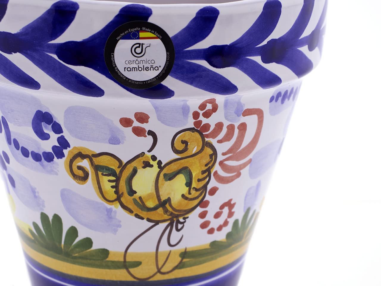 Горщик підвісний Ceramic Diamond D125 керамічний 13,5 x 12 x 16 см, фото №7 Горщик підвісний Ceramic Diamond D125 керамічний 13,5 x 12 x 16 см, фото №7