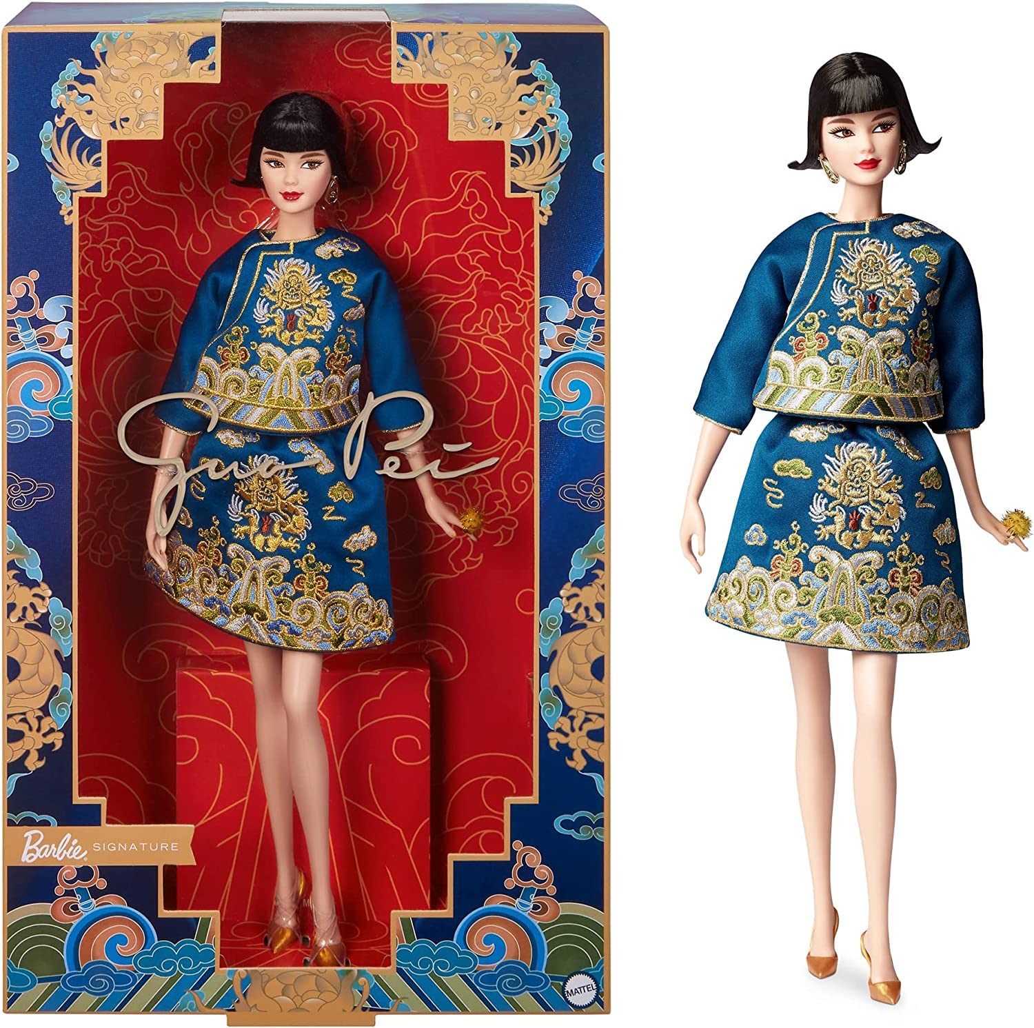 Кукла Barbie 2023 Lunar New Year Дизайн от Guo Pei, фото №1