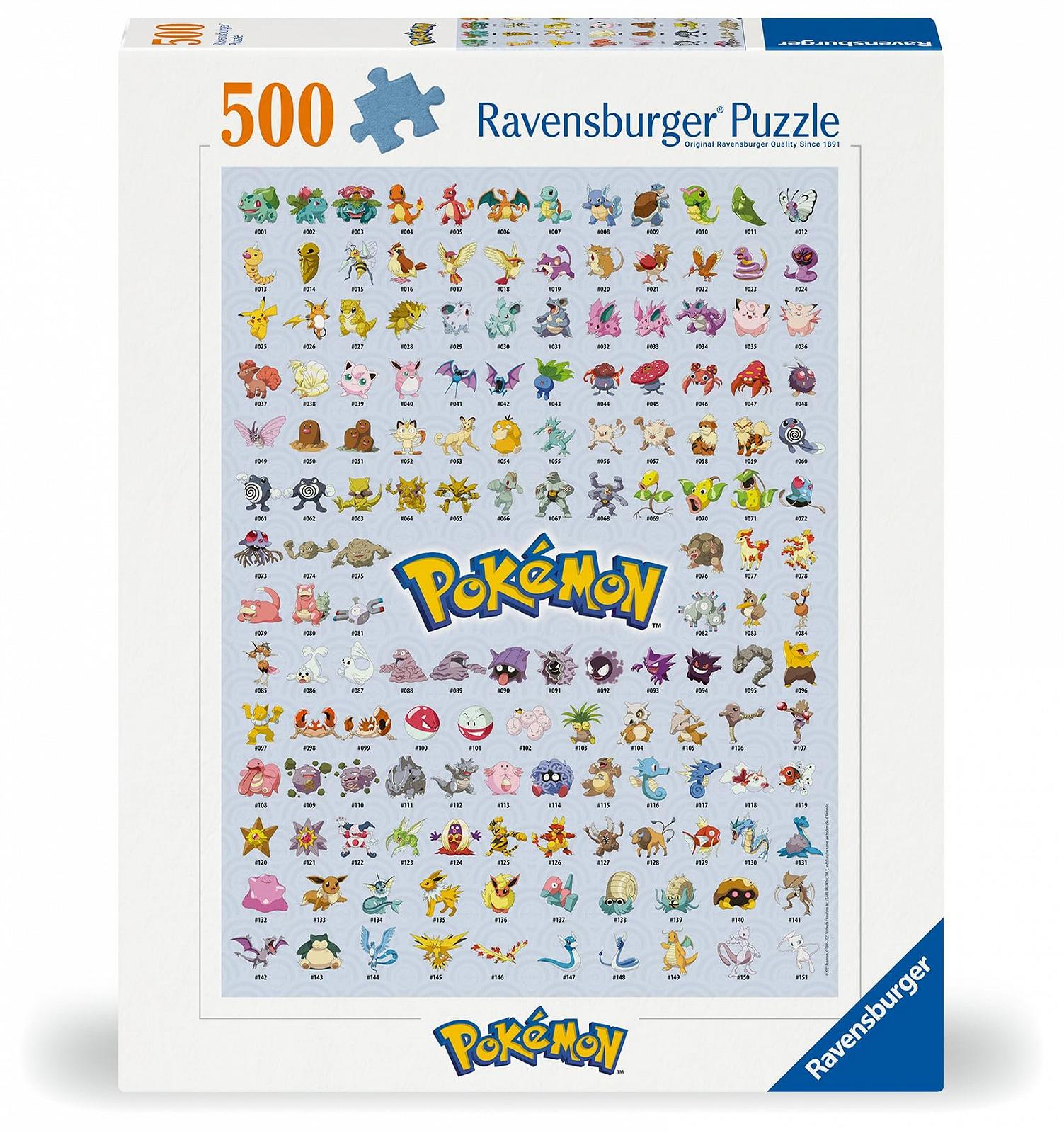 Пазл Ravensburger 12000511 The First 151 Pokémon 500 деталей, фото №2
