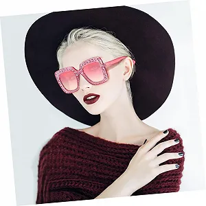 Сонцезахисні окуляри Вуличні модні, 4 шт. Рожеві synthetic.ua - Фото 1