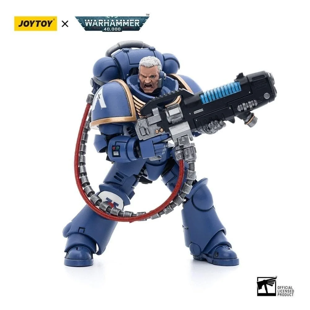 Фігурка JoyToy Warhammer 40000 Ultramarine Hellblasters SGT Ulaxes 1/18 AF, фото №2