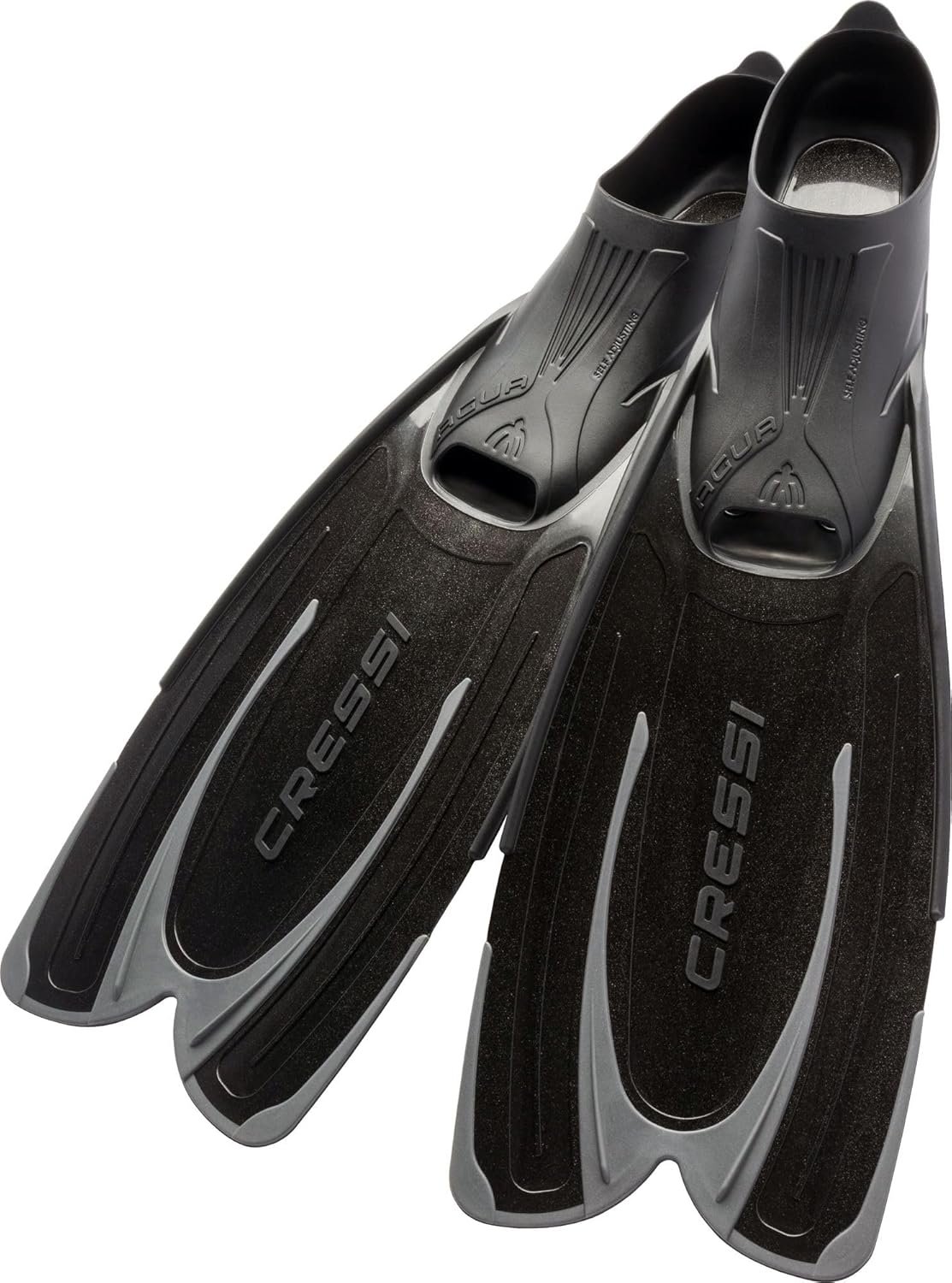 Ласты для снорклинга Cressi Agua Black, фото №2