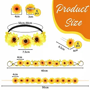 Венок для волос Подсолнечник synthetic.ua - Фото 1