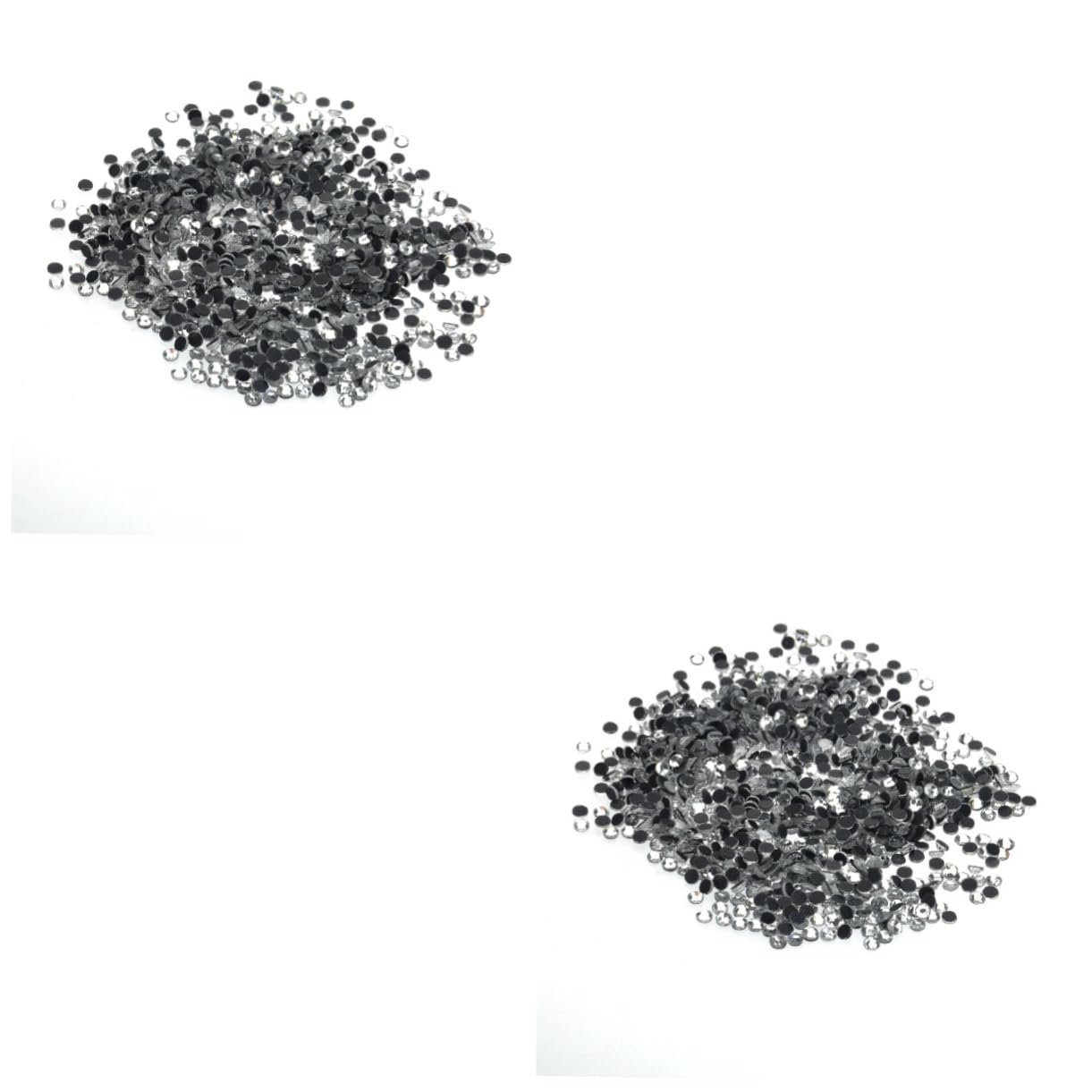 Стразы Crystal Ab Hotfix 2800 шт. для украшения одежды, сумок, ювелирных изделий и мобильных телефонов, белые, плоская задняя часть, легко наносятся, изготовлены из прочной смолы, фото №9