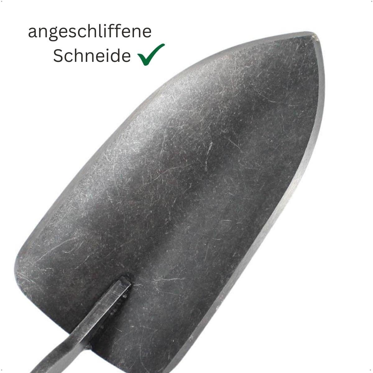 Лопата совковая D&O Welldone Квітковий, сталь, дерев'яна ручка, 67 см, фото №8