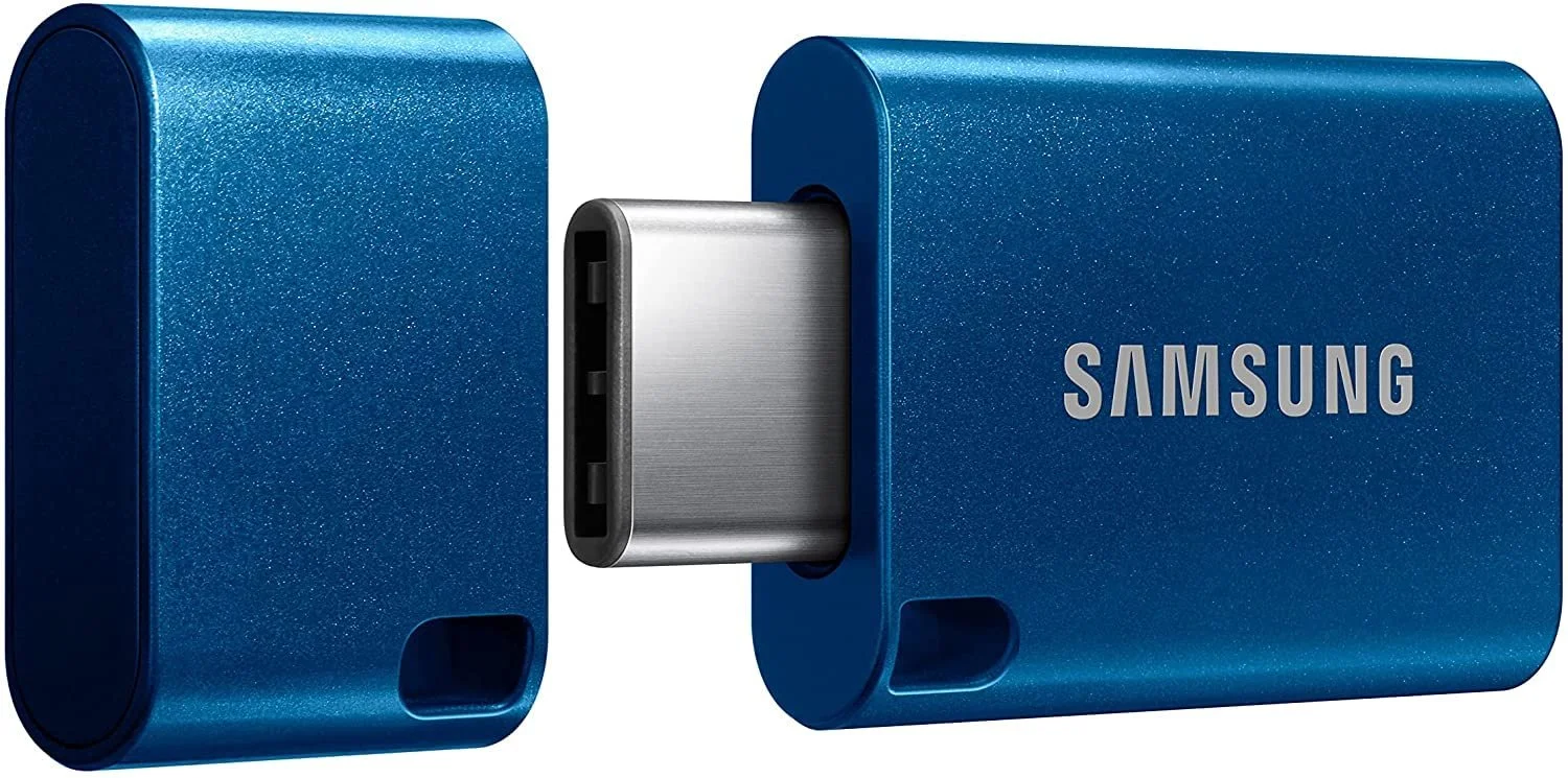 USB C Flash Drive Samsung 64GB 300MB/s Read 30MB/s Write USB 3.1 Blue MUF-64DA/APC, фото №6