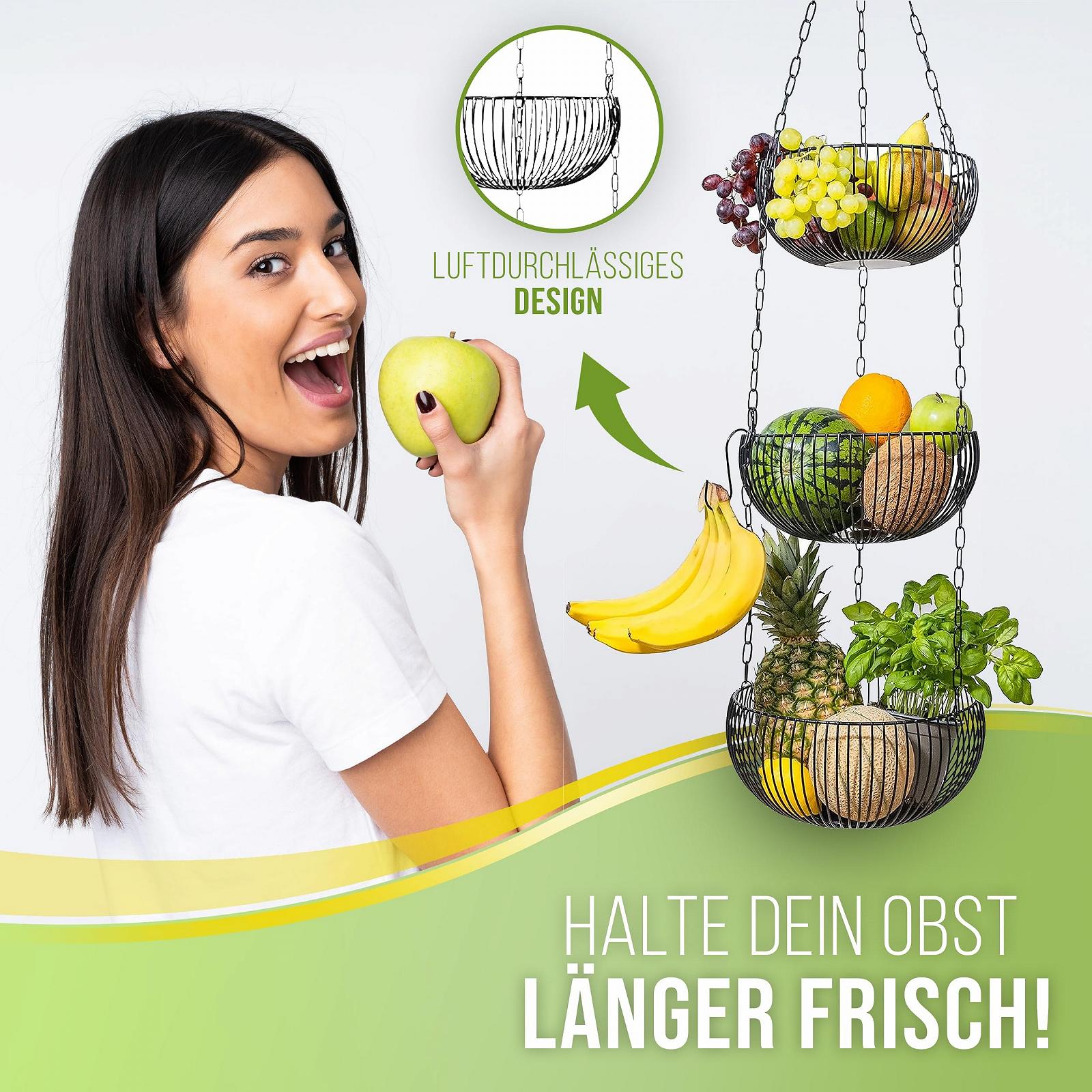 Підвісний кошик для фруктів BS Сучасний стиль, фото №3