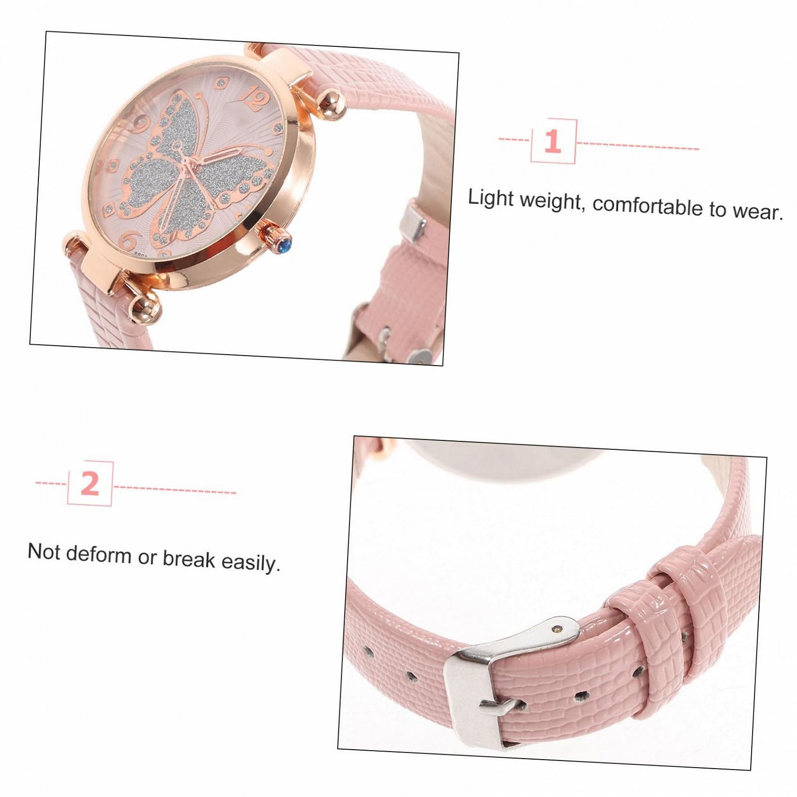 OATIPHO Годинник наручний жіночий Zarte з метеликом, фото №5