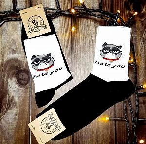 Чоловічі молодіжні шкарпетки високі демісезонні білі 39 - 44 розмір - Фото 1