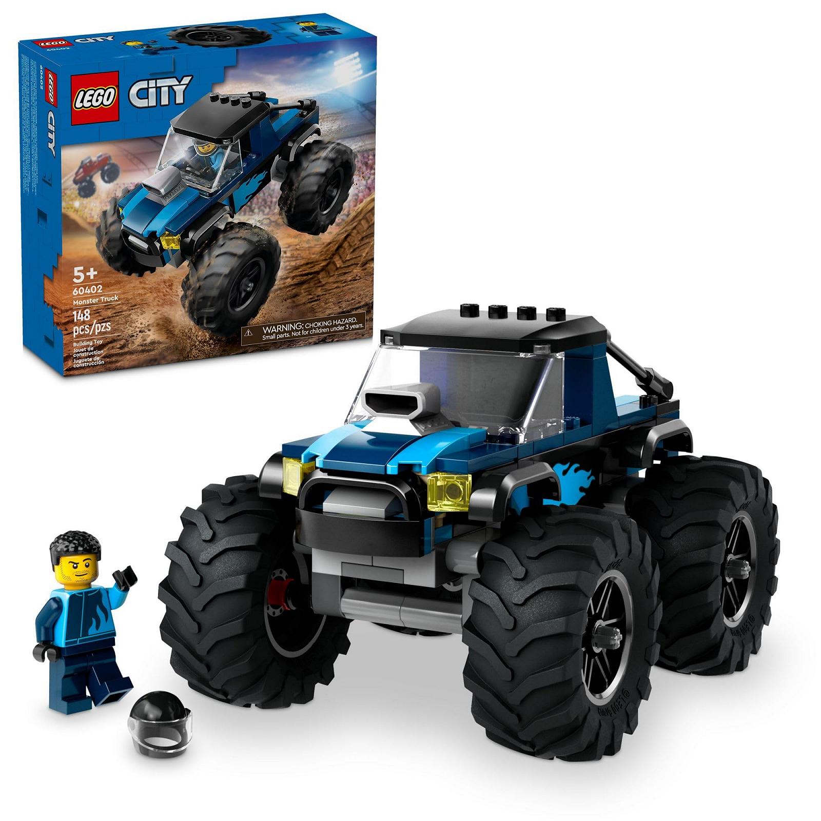 Игровой набор LEGO City Monster Truck 60402 Синий, фото №1 Игровой набор LEGO City Monster Truck 60402 Синий, фото №1
