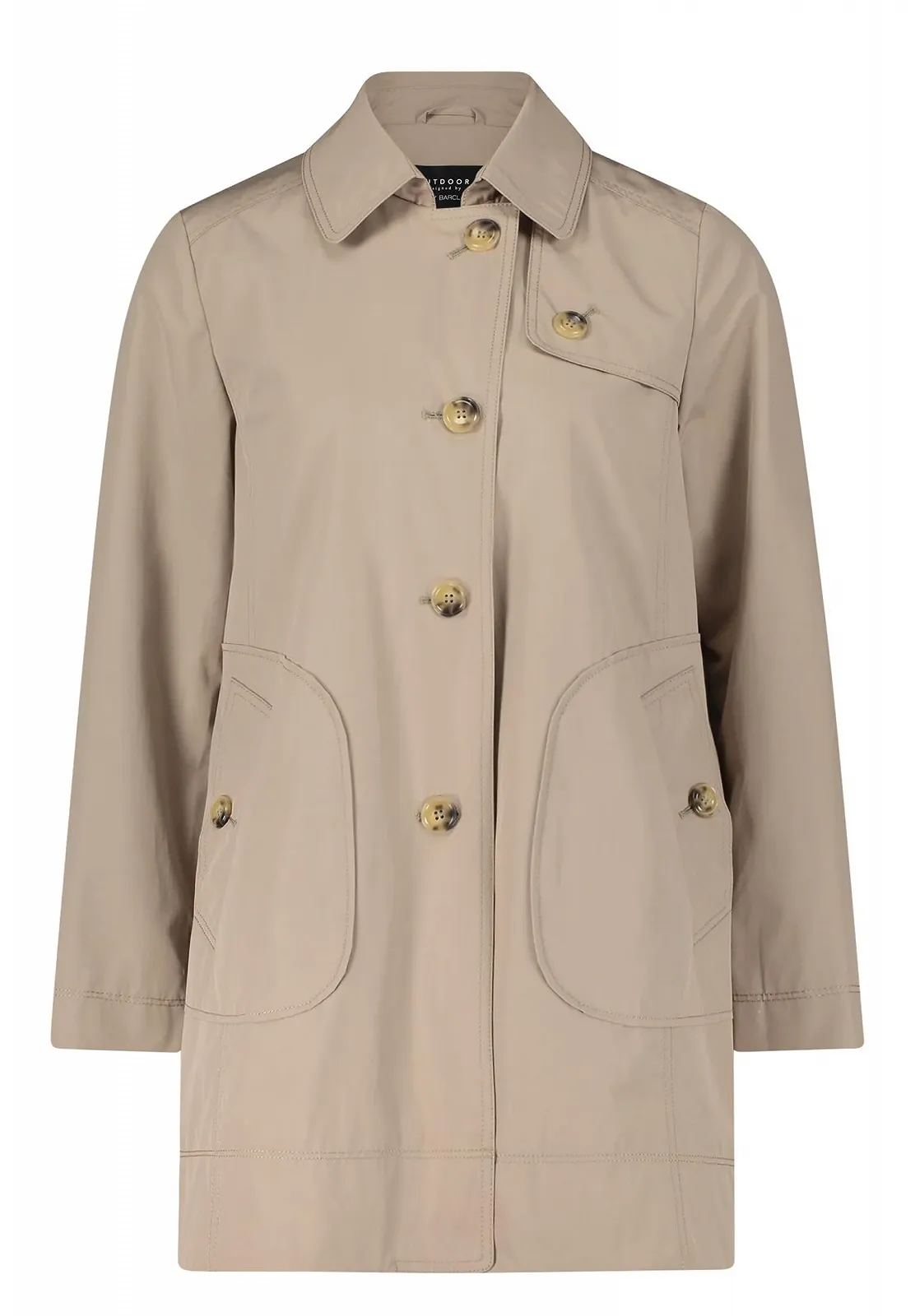 Коротке пальто Betty Barclay з накладними кишенями, фото №6 Коротке пальто Betty Barclay з накладними кишенями, фото №6