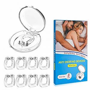 Засіб від хропіння Кліпса, 8 шт Багаторазовий роздільник - Фото 1