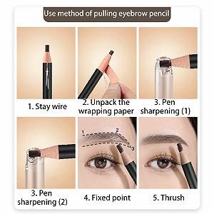 Карандаш для бровей Microblading Серый synthetic.ua - Фото 1