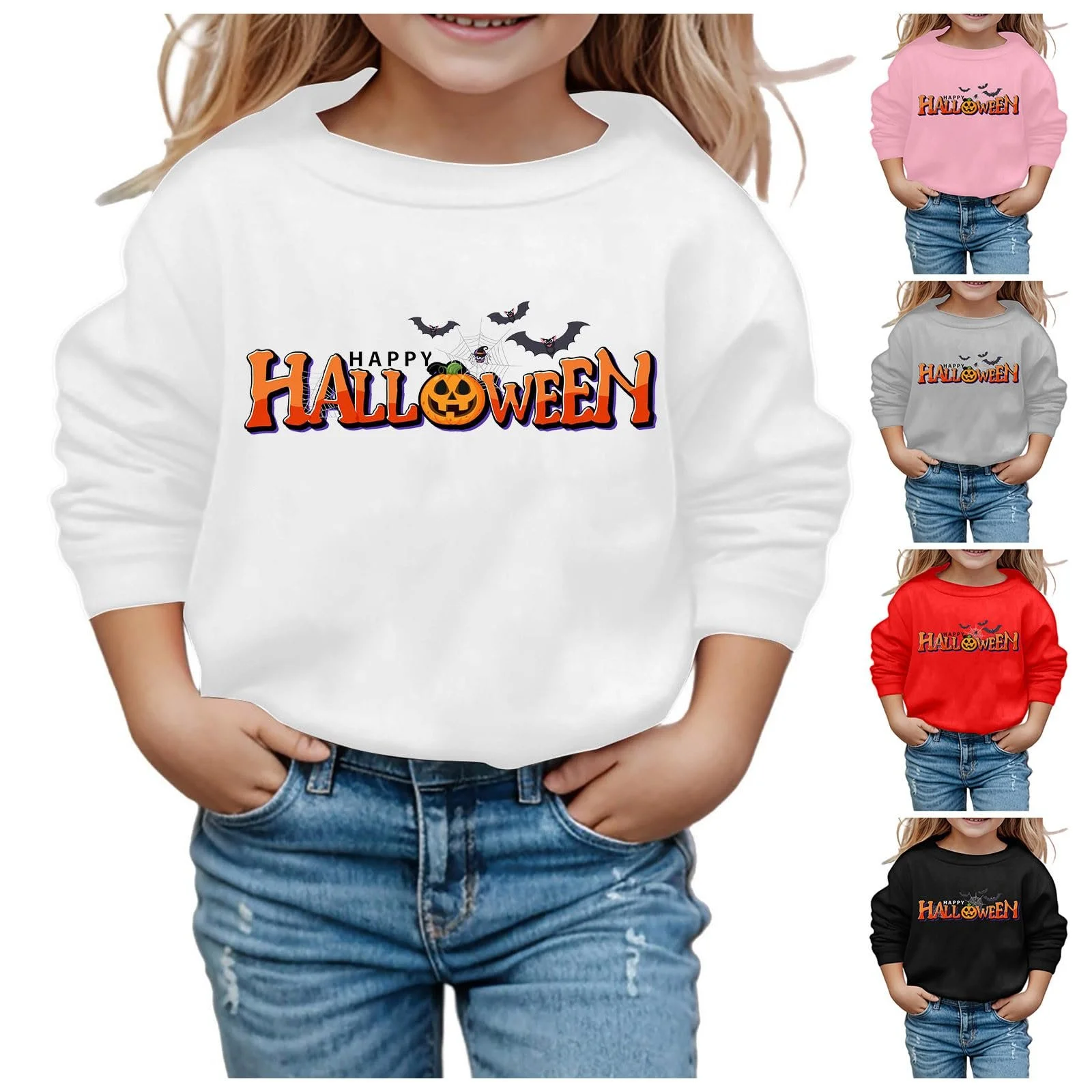 Хелловінський світшот для дівчинки Generisch, зимовий, фото №2