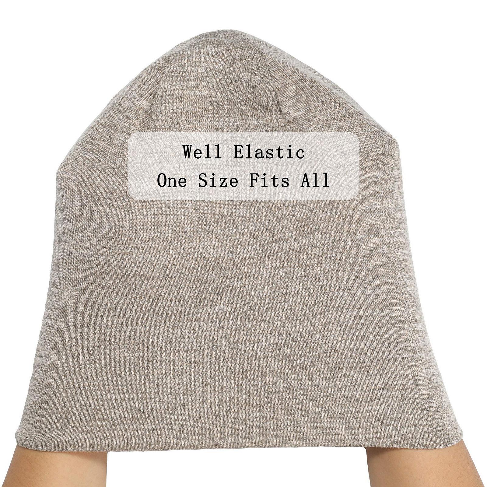 Літня подовжена шапка-біні ZLYC Легка м'яка трикотажна, фото №5