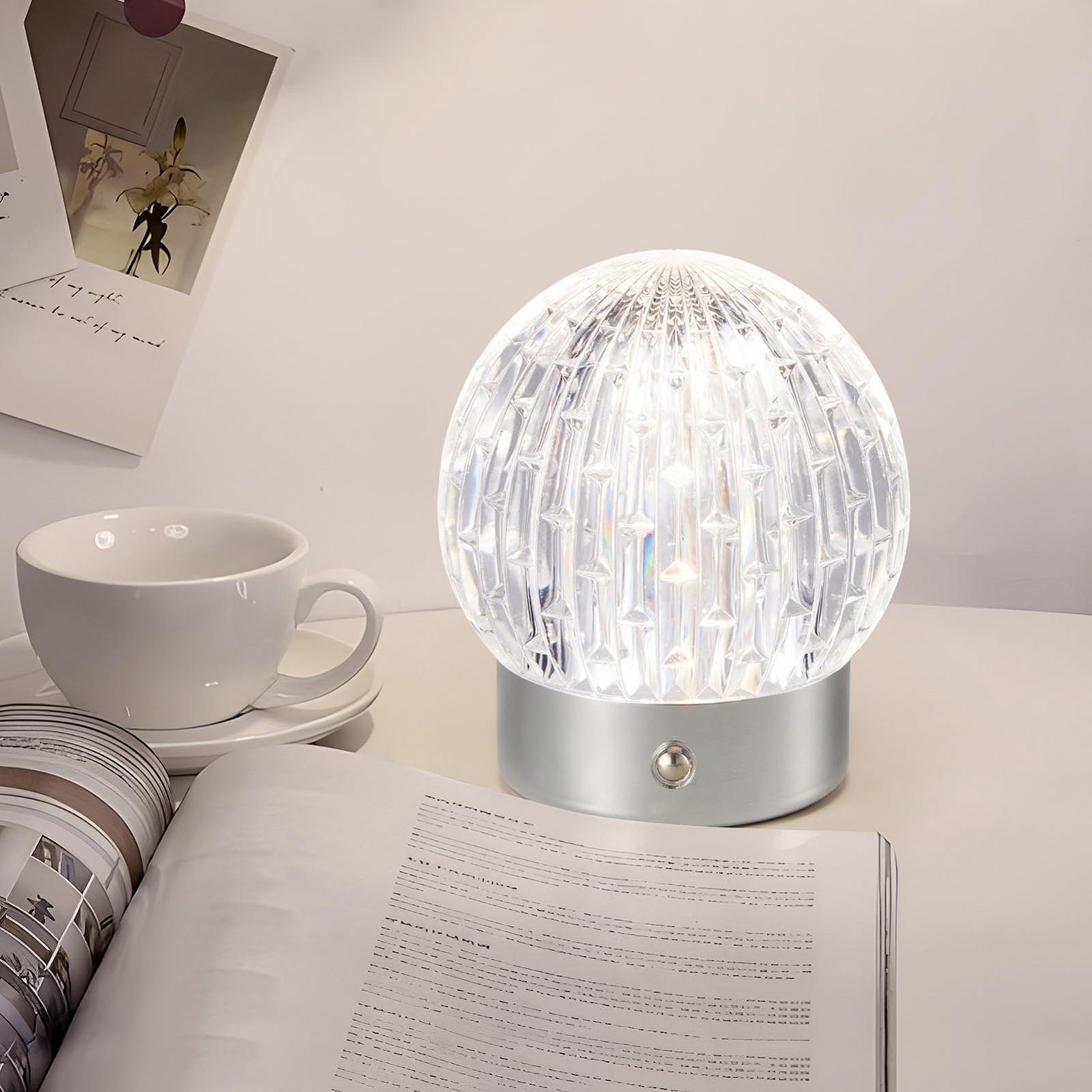 Настільна лампа HARPER LIVING LED акумуляторна сенсорна 3 кольори регульована яскравість, фото №5