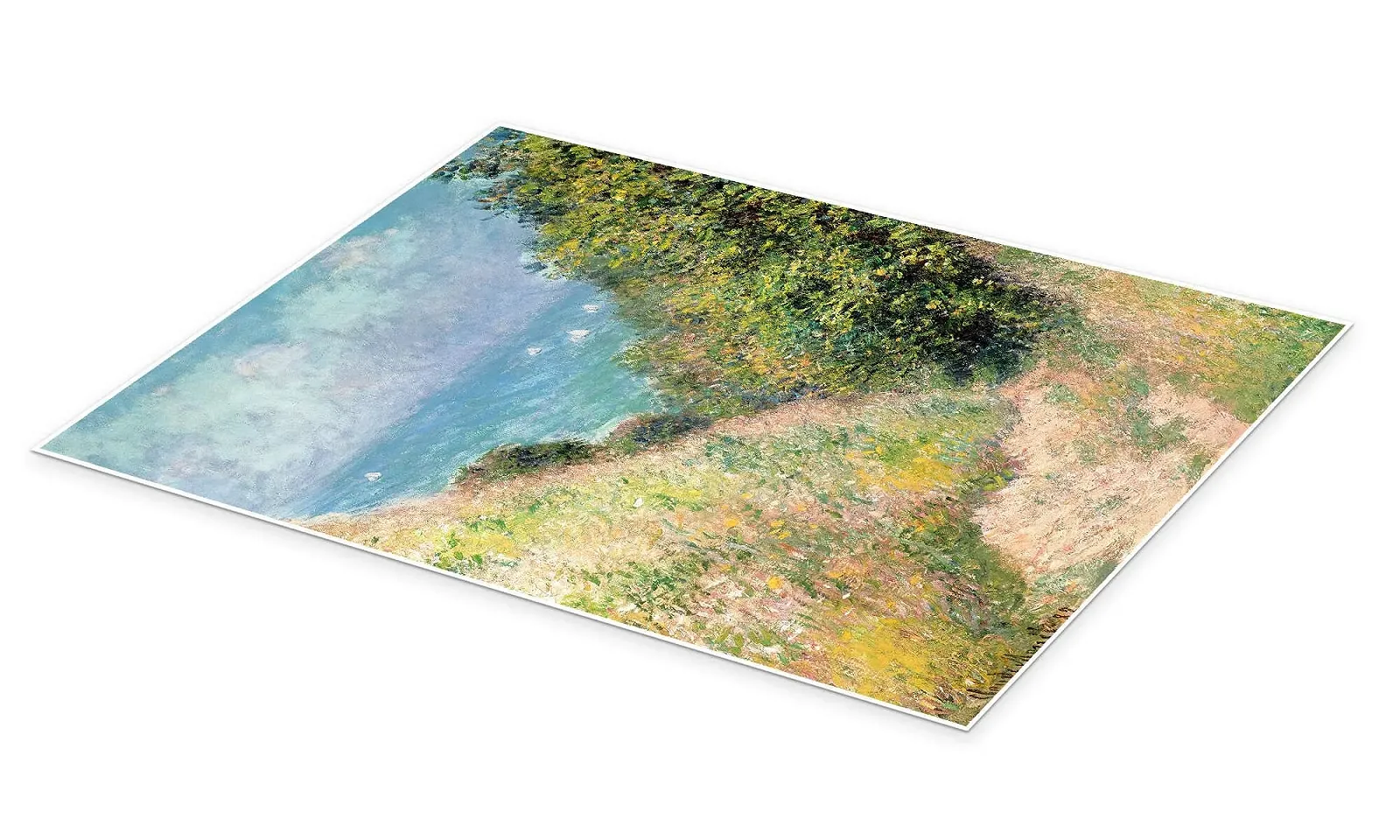 Постер Claude Monet Hollow Path at Pourville 60 x 80 см Green, фото №2