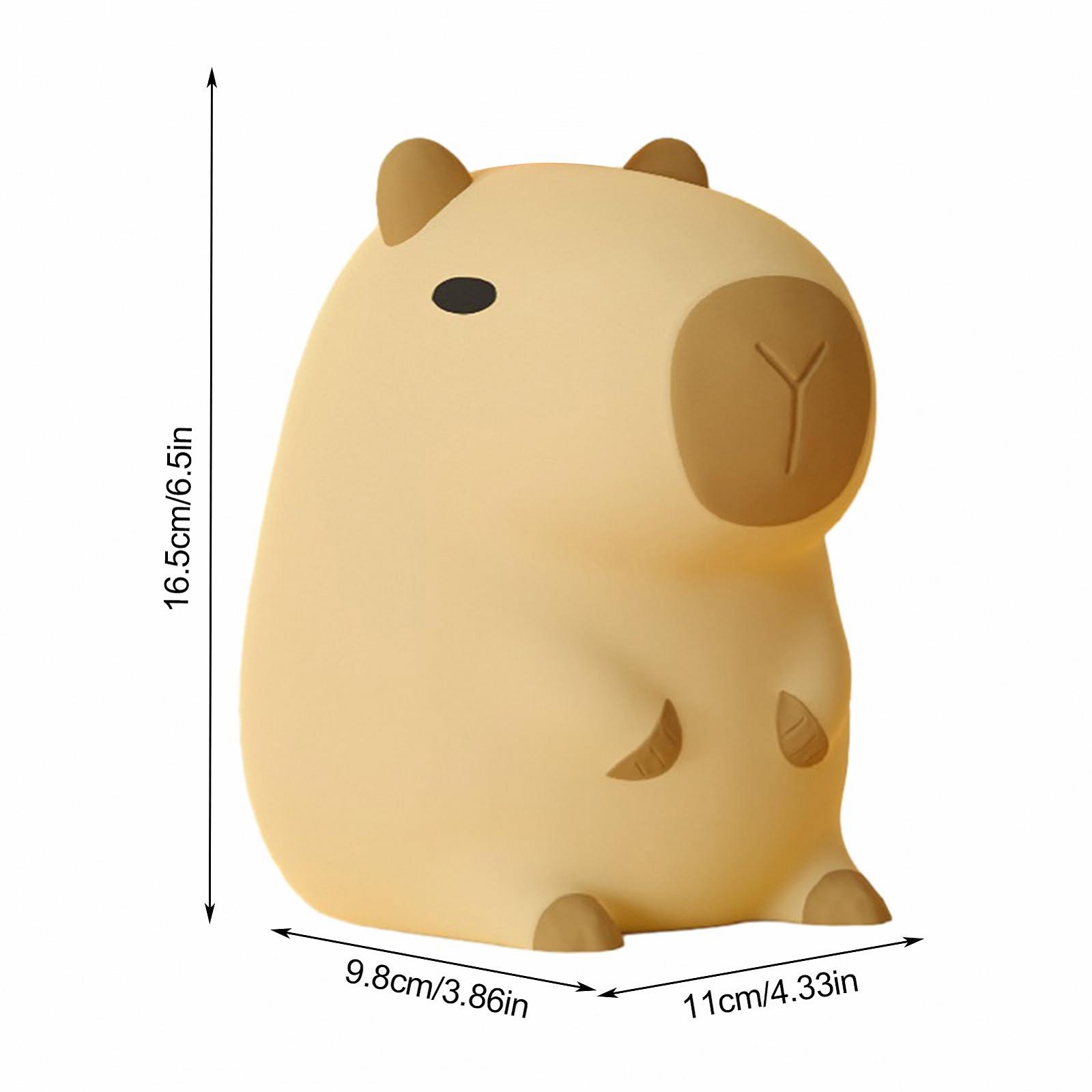 Ночник Capybara Силиконовый Детский USB Зарядка Прикроватная лампа 800 мАч, фото №2