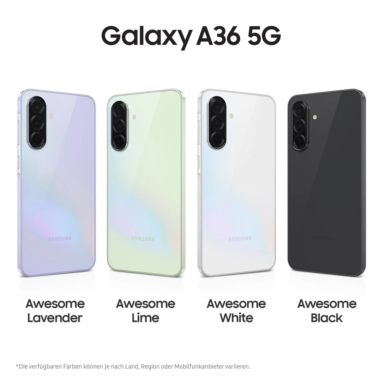 Смартфон Samsung Galaxy A36 5G AI без контракта, Simlock Free AI мобильный телефон с Android, 6 ГБ RAM, 128 ГБ памяти, 50 МП камера, Awesome Black, фото №2