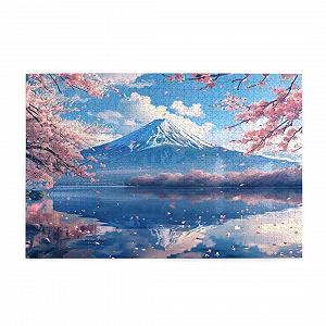 Пазл Model1027 Япония Вулкан Фудзи 2000 элементов 99 x 70 см в подарочной коробке synthetic.ua - Фото 1