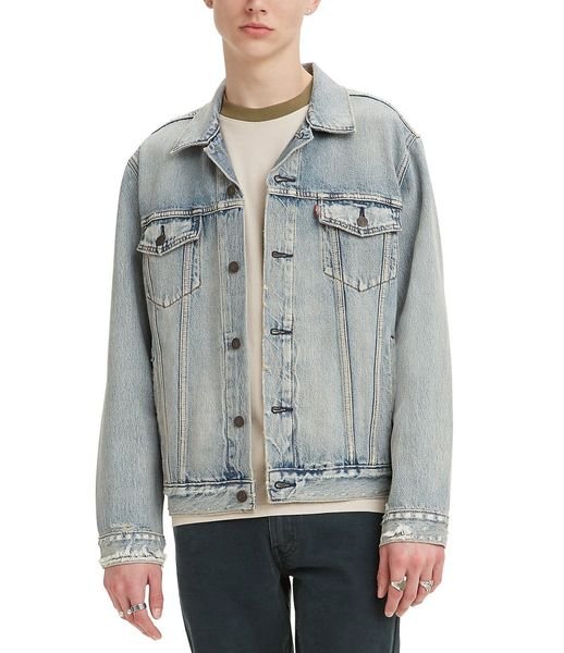 Куртка Levi's® Men's Light Destructed Trucker Jacket L, фото №1