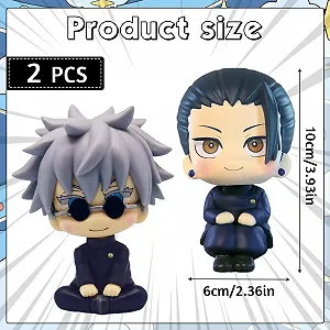 Фігурки NHYDZSZ Anime Gojo Satoru та Geto Suguru 2 шт. 10 см різнокольорові synthetic.ua - Фото 1