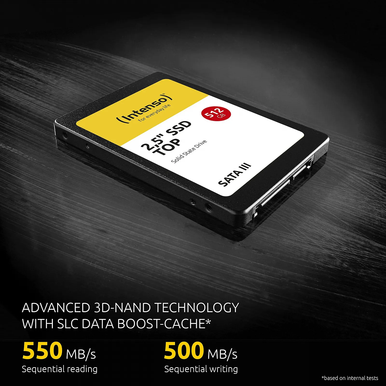 SSD накопитель Intenso Top Sata 3 128ГБ Черный, фото №4