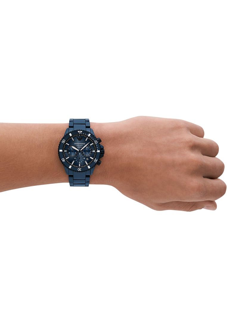 Хронограф Emporio Armani Men's Керамічний Годинник 43 мм, фото №5