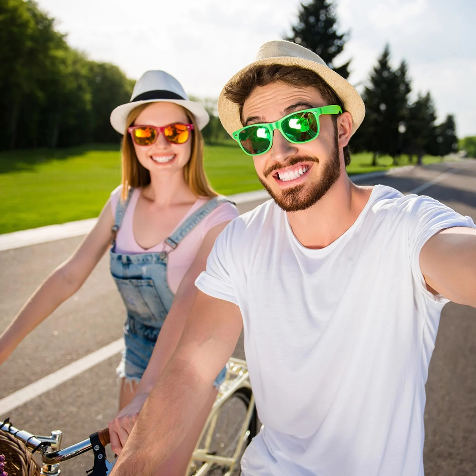 Сонцезахисні окуляри Унісекс Різнокольорові лінзи 8 шт., фото №2