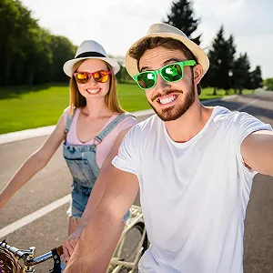 Сонцезахисні окуляри Унісекс Різнокольорові лінзи 8 шт. synthetic.ua - Фото 1