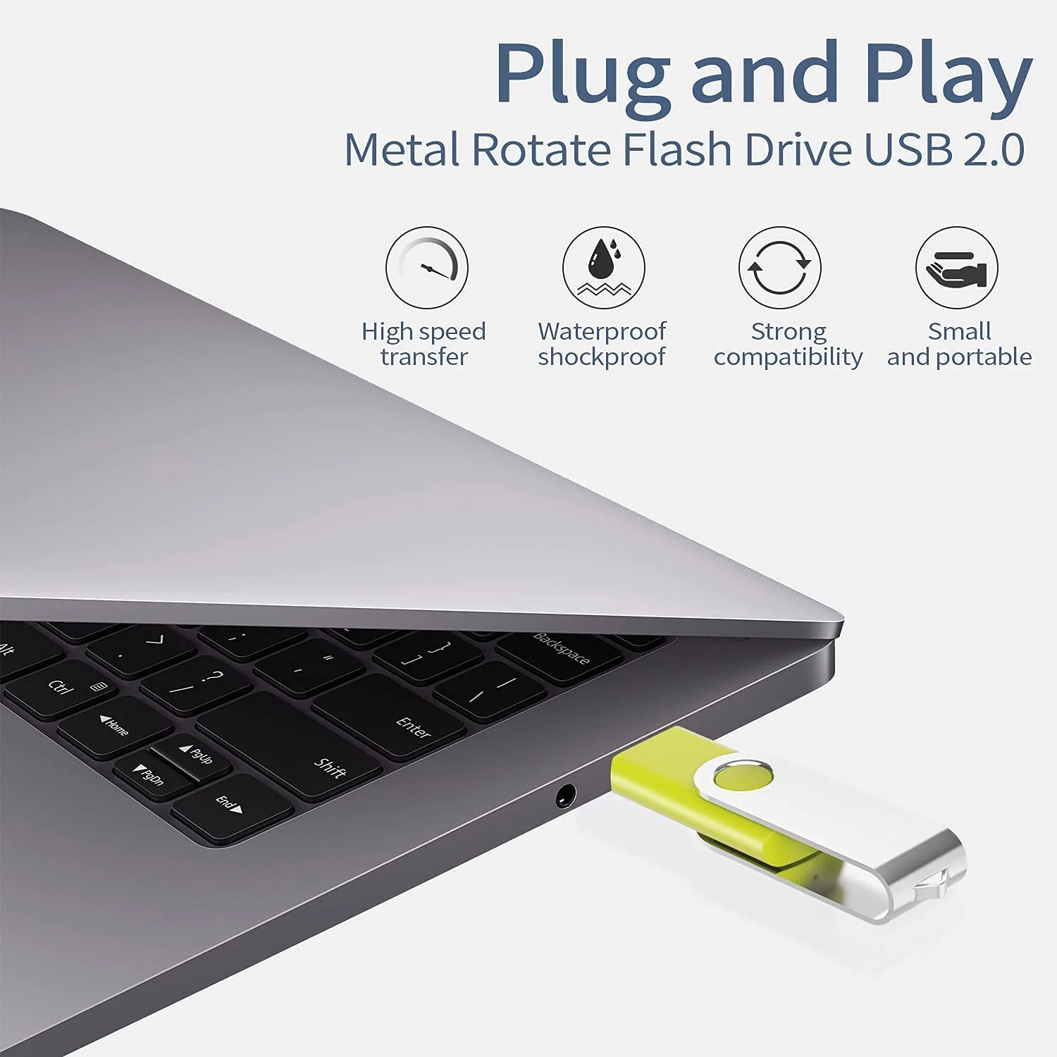 USB-накопичувач Kootion USB 3.0 16 ГБ Набір 5 шт Multi-Color, фото №4