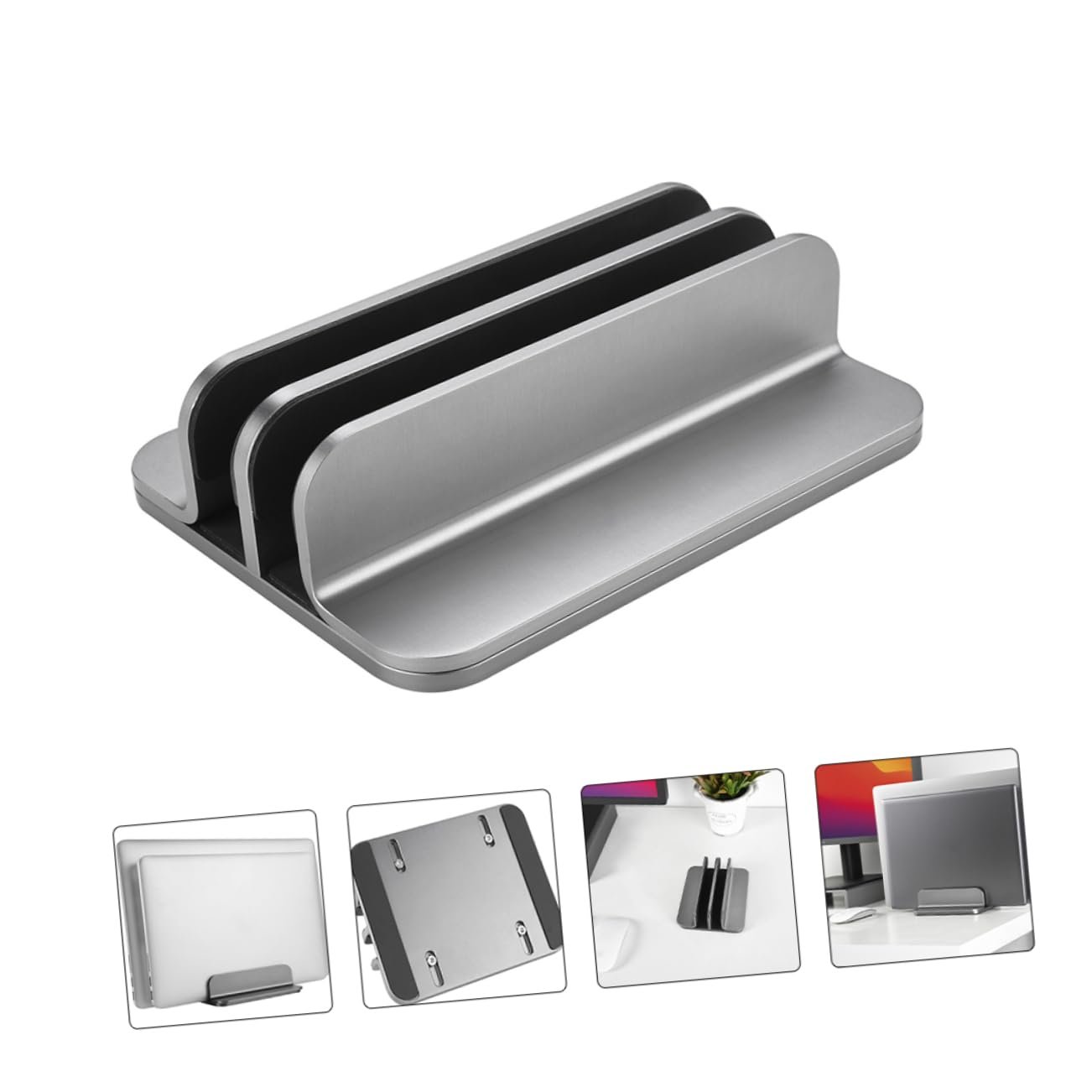 Вертикальна Підставка Алюмінієвий сплав для Ноутбука Ергономічна для столу Багатофункціональна для дому, офісу, навчання Міцна Легка, фото №4 Вертикальна Підставка Алюмінієвий сплав для Ноутбука Ергономічна для столу Багатофункціональна для дому, офісу, навчання Міцна Легка, фото №4