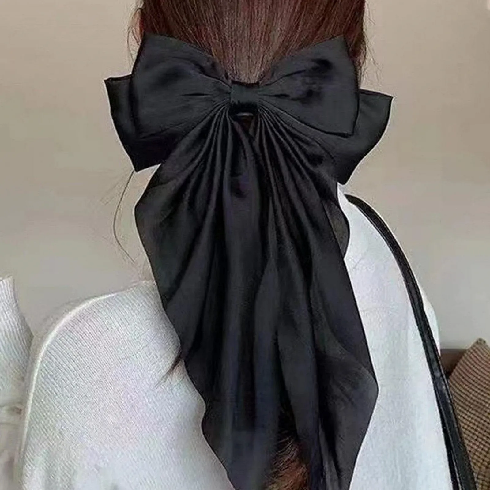 Заколки для волос с бантом Acunny для женщин, крабик, заколки для волос с лентой, заколки для волос с длинным хвостом, большие заколки для волос для взрослых и женщин, фото №6 Заколки для волос с бантом Acunny для женщин, крабик, заколки для волос с лентой, заколки для волос с длинным хвостом, большие заколки для волос для взрослых и женщин, фото №6