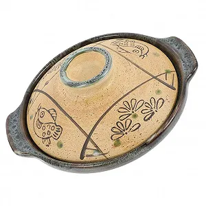 Кастрюля LIFKOME Ceramic Casserole Pot с плоским дном для супов и тушения керамическая - Фото 1