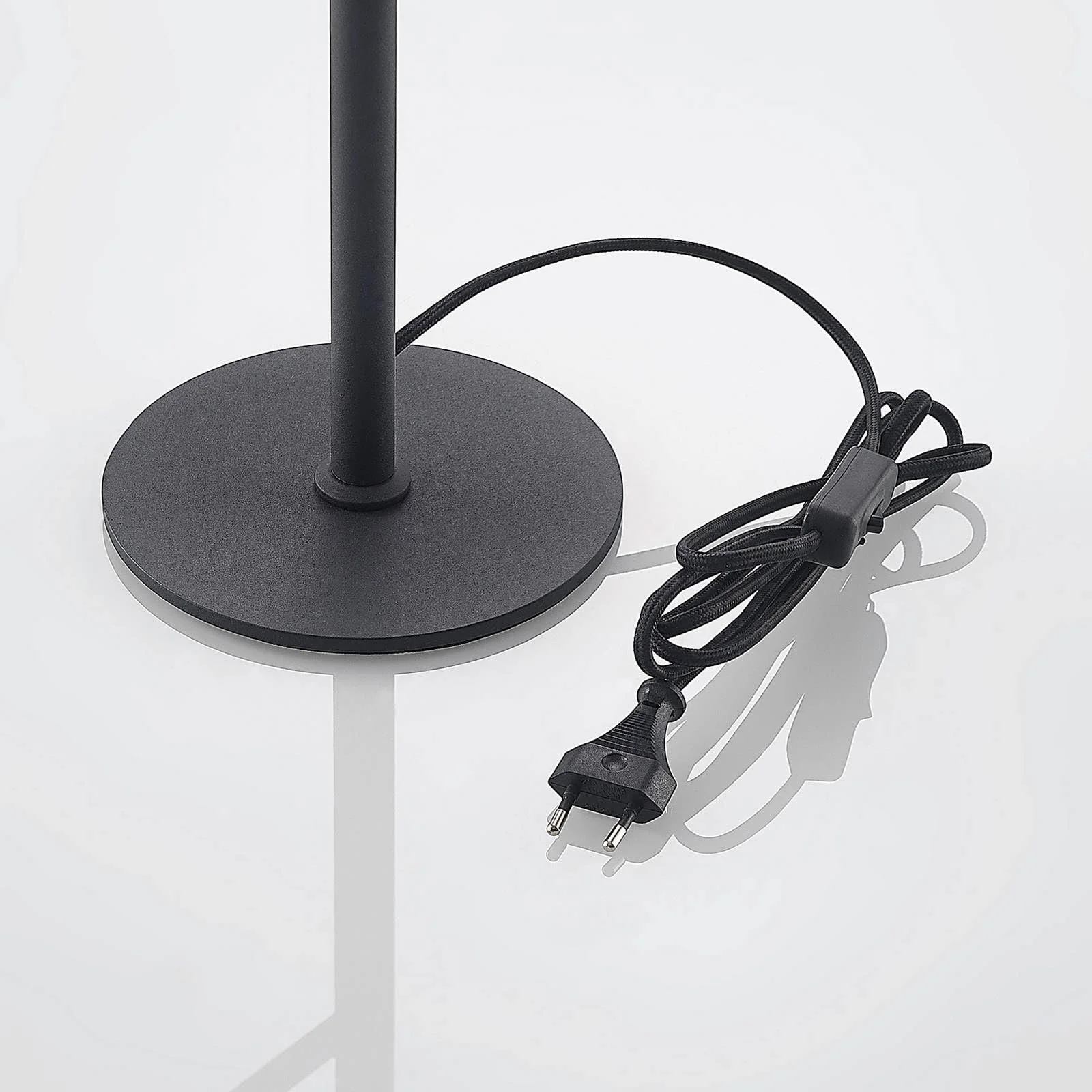 Настільна лампа Lucande Jemmily 2x E14 Чорний алюміній, фото №9