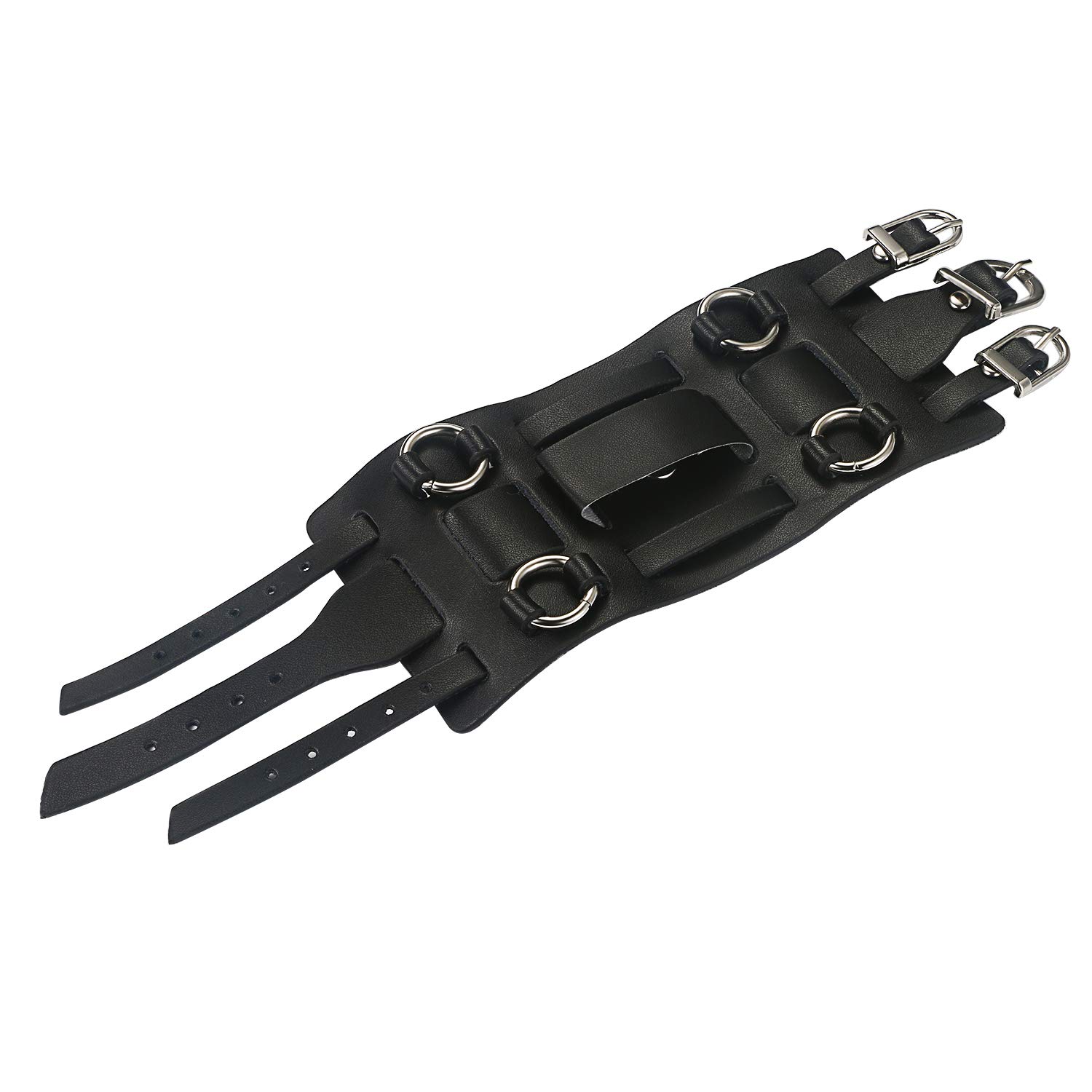 Годинник Avaner Чоловічі Аналогові Quartz Модні Широкий Шкіряний Ремінець Водонепроникний з Тахіметром Додаткова Функція, фото №6