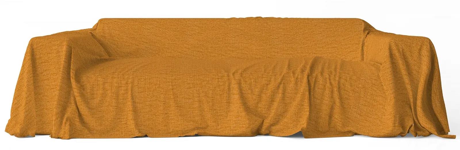 Покривало Grande Foulard Art Sunny Однотонний Жовтий, 240 x 270 см, фото №2 Покривало Grande Foulard Art Sunny Однотонний Жовтий, 240 x 270 см, фото №2