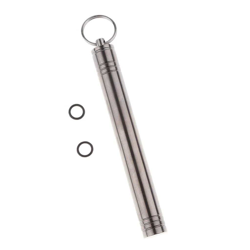 Футляр для зубочисток Титановий сплав Сріблястий, фото №6