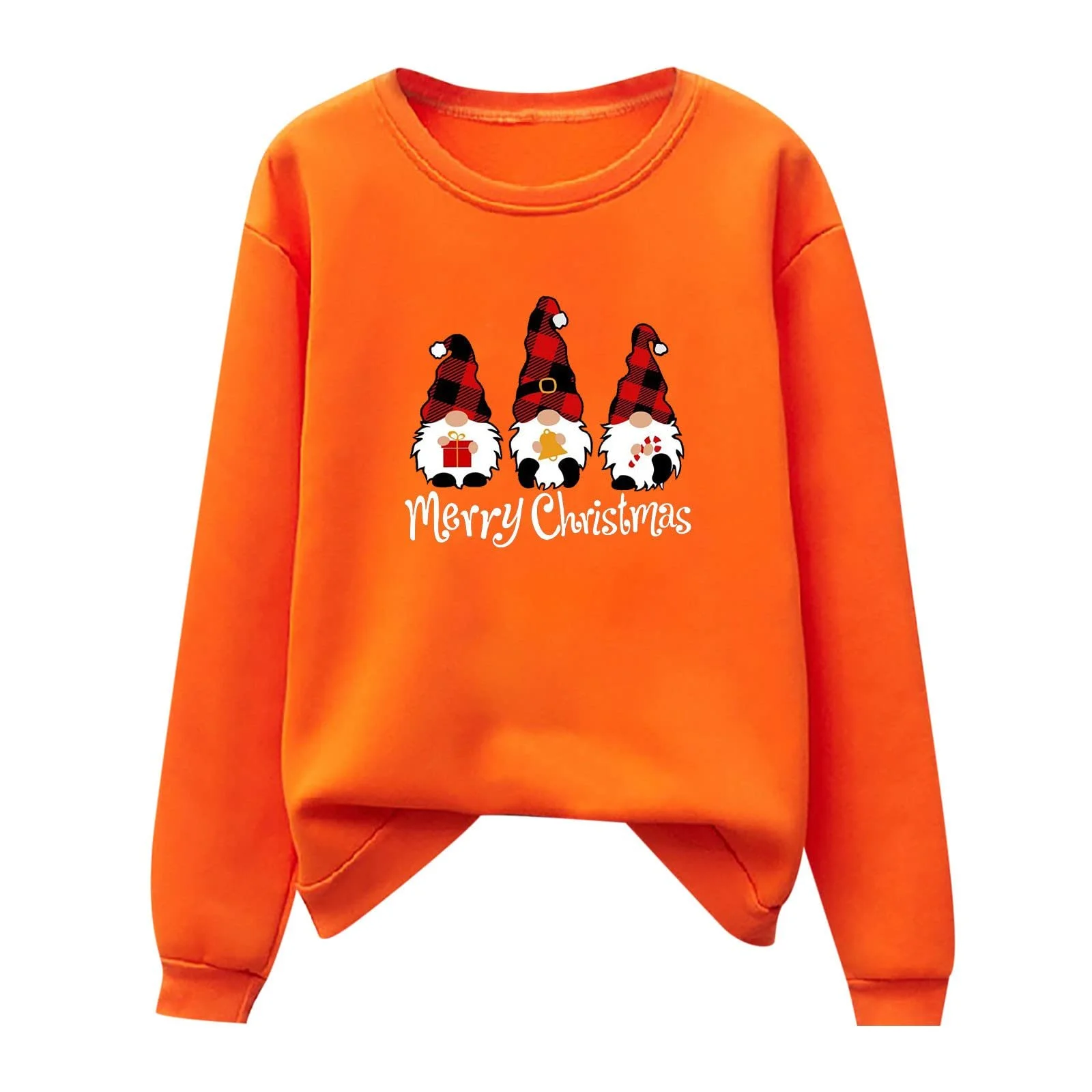 Жіноча Різдвяна Толстовка з круглим вирізом і довгим рукавом з принтом, фото №3 Жіноча Різдвяна Толстовка з круглим вирізом і довгим рукавом з принтом, фото №3