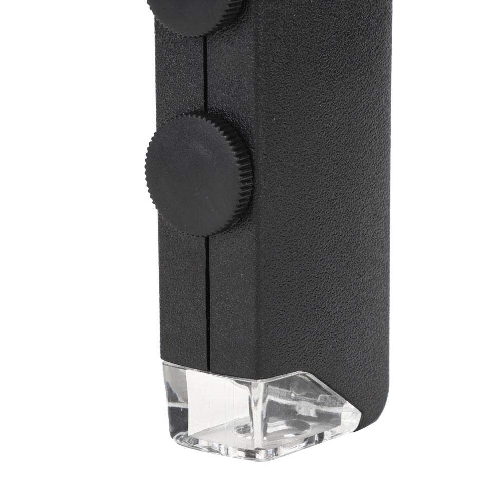 Карманный микроскоп с регулируемой LED подсветкой 60-100X, фото №6