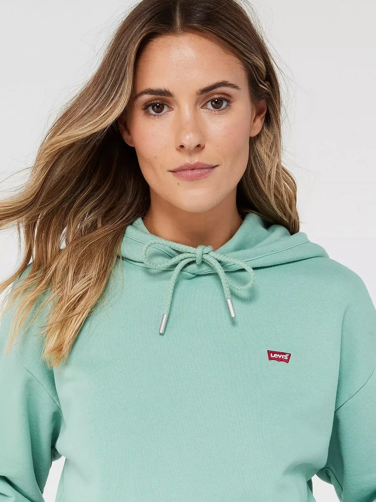 Женские худи LEVIS STANDARD HOODIE Granite Green - XXS, фото №4