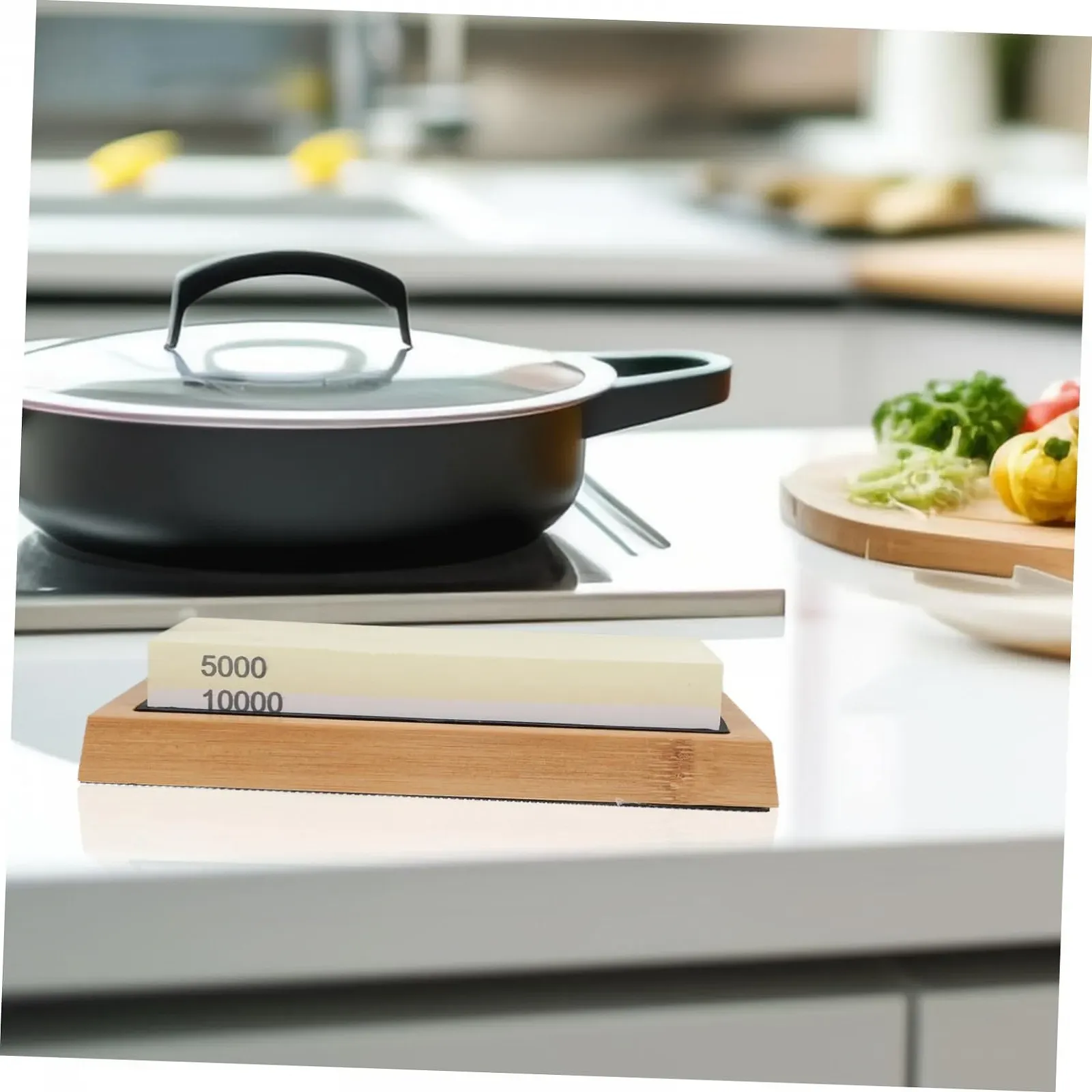 Набір точильних каменів GLEAVI двосторонній з бамбуковою основою, фото №4 Набір точильних каменів GLEAVI двосторонній з бамбуковою основою, фото №4