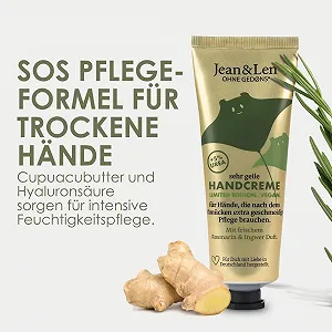 Крем для рук Jean & Len Very Horny Rosemary & Ginger Christmas Edition з сечовиною synthetic.ua - Фото 1