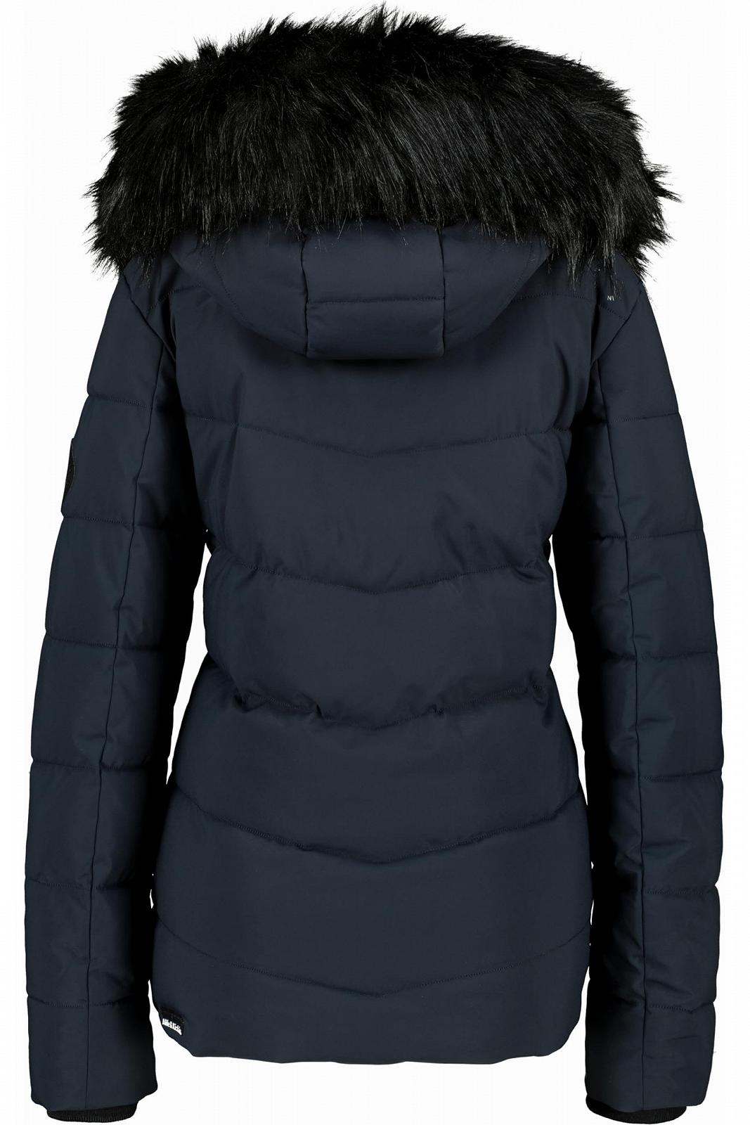 Куртка зимняя ALIFE and Kickin AdelaAK A стеганая с меховым капюшоном, фото №8